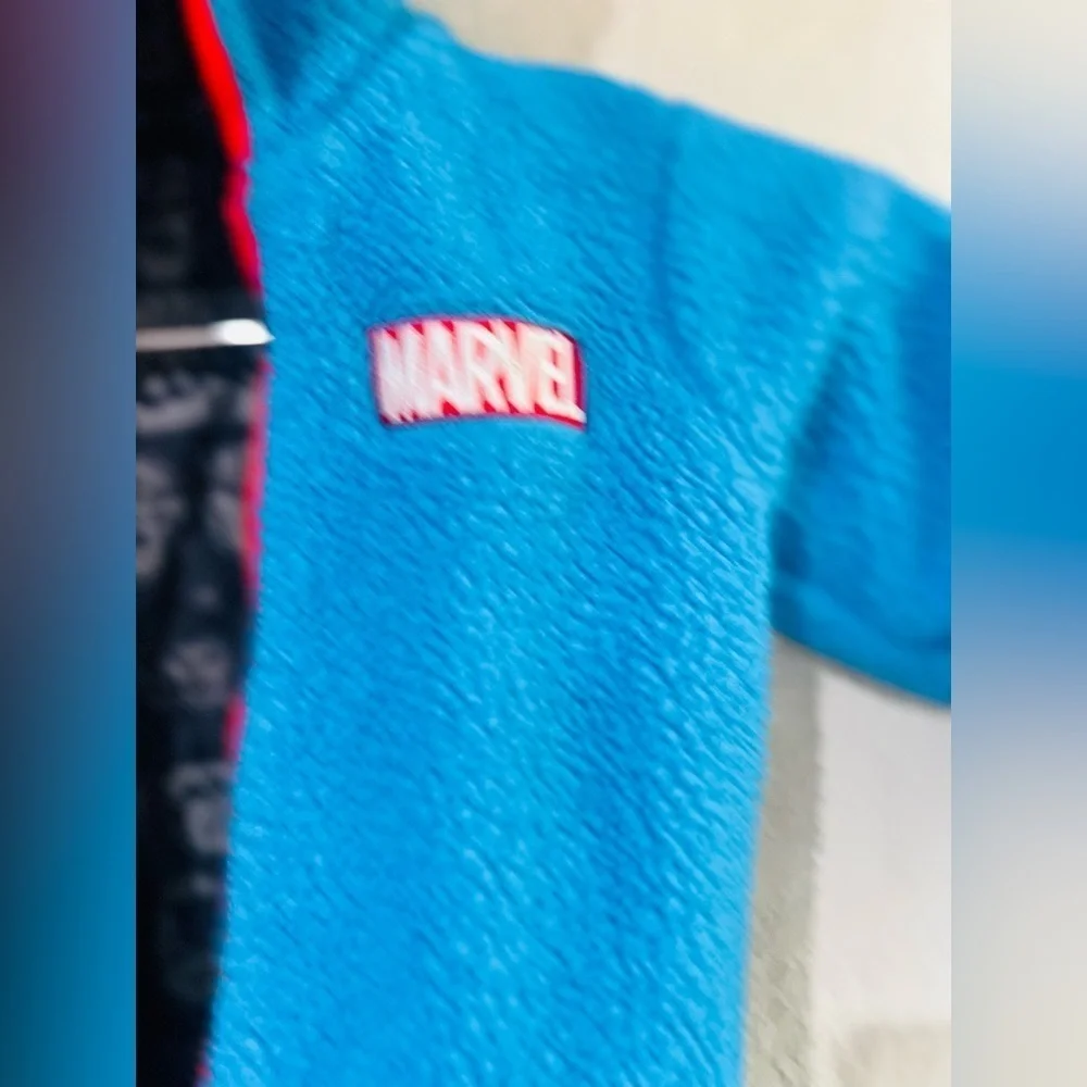 Marvel Character Kids' Reversible Jacket (Marvel/Blue, size 5 good condition